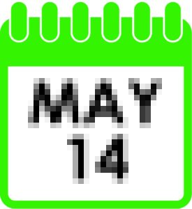 May 14 Calendar Icon