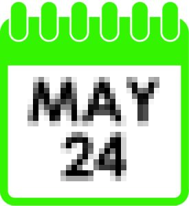 may 24 calendar icon