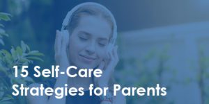 mom listening to music - 15 self-care strategies for parents