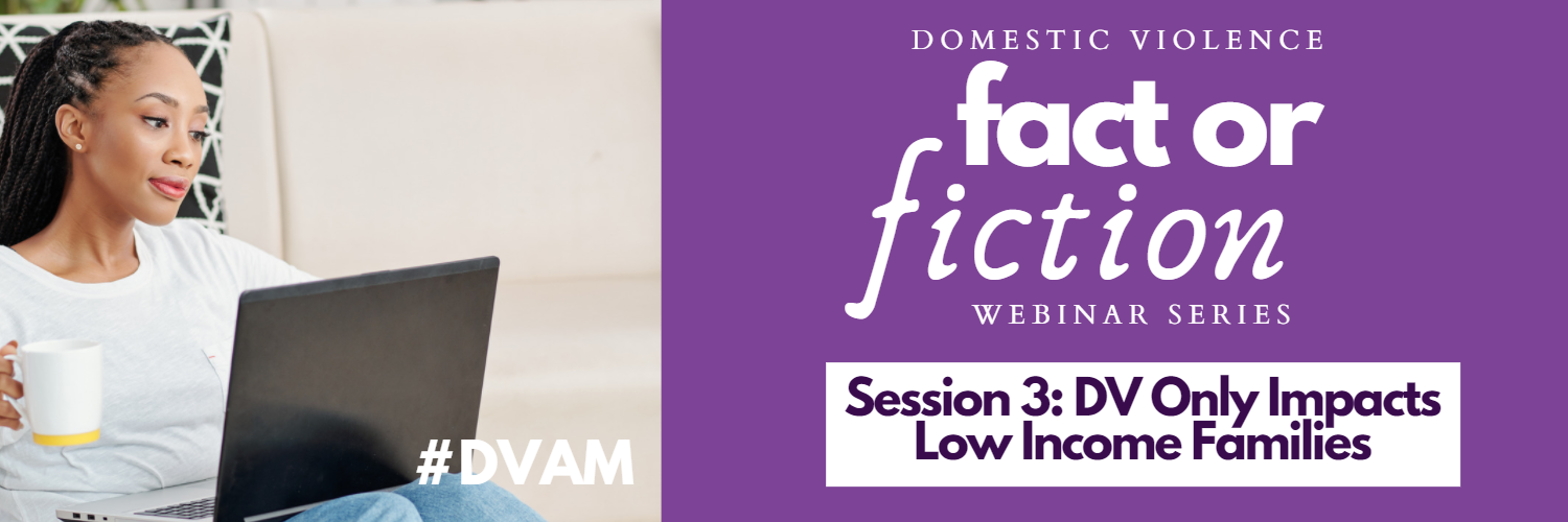 domestic violence webinar series fact or fiction dv only impacts low income families