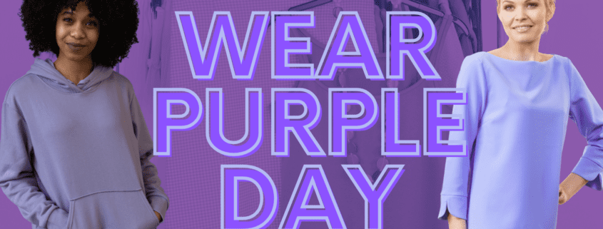 Wear Purple Day to support domestic violence survivors and awareness on October 21