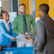 job fair stock image