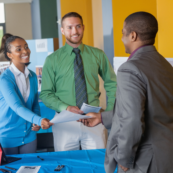 job fair stock image