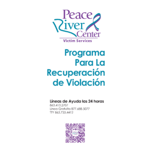 rape recovery program brochure spanish front