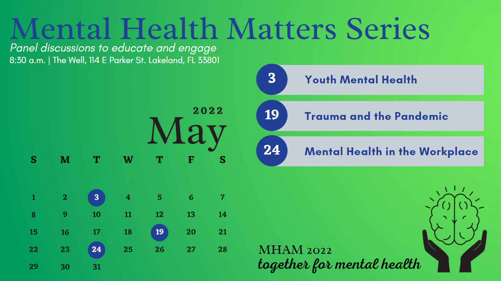 Mental Health Awareness Month 2022 Mental Health Matters header image