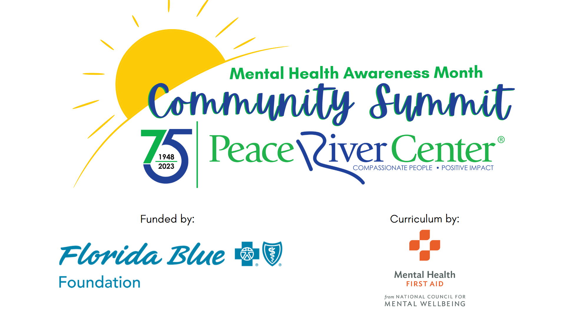 Mental Health Awareness Month Community Summit on May 19