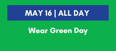 Wear Green Day - link to invite friends to join you via Facebook