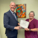 CEO Larry Williams and Betty King, LPN in substance use program