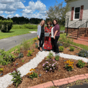 Nan Garden Dedication - Tiffani Fritzsche, Nan Langston, Candace Barnes