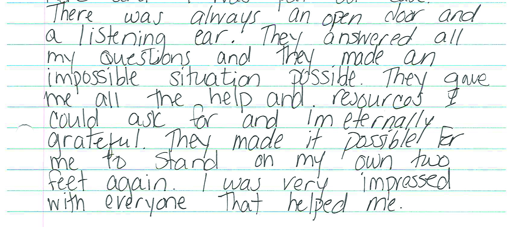 survivor handwritten note part 2